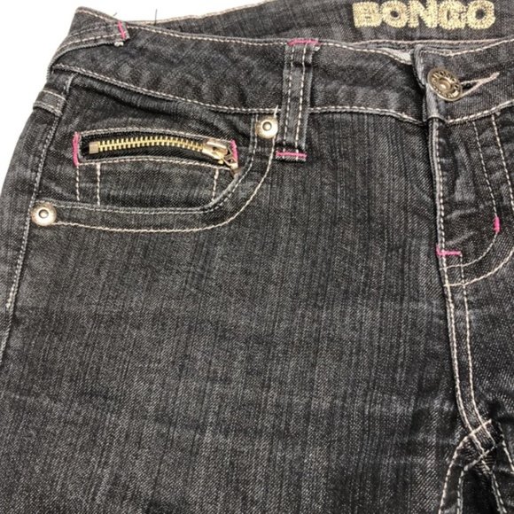 VINTAGE BONGO BLACKWASH SLIM STRAIGHT JEANS 7/29x32 😎 - Picture 6 of 13